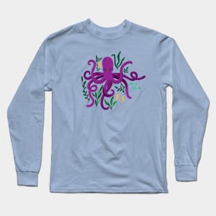 Undersea octopus Long Sleeve T-Shirt